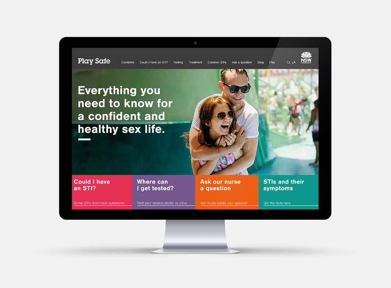 Play Safe | NSW Health | Website Design