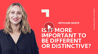 Is it more important to be different or distinctive?